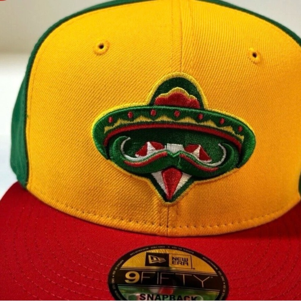 Colorful Snapback Hat with Sombrero Design